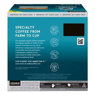 Caribou Blend Coffee Keurig® K-Cup® Pods, Medium Roast, 44/Box (357453)
