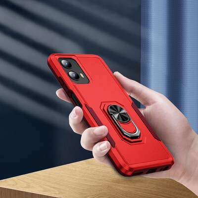 SaharaCase Raider Series ArmorPro Case for Motorola G 5G (2024), Viper Red (CP00568)
