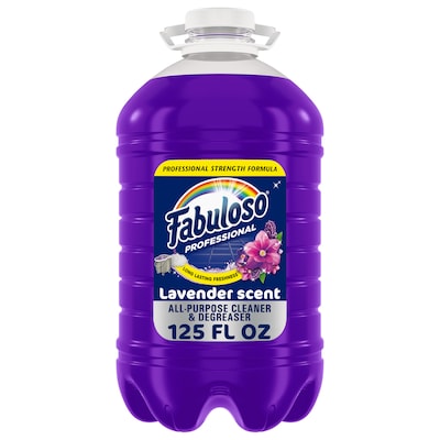 Fabuloso Professional All-Purpose Glass & Surface Cleaner Degreaser Bottle, Lavender Scent, 125 oz. (61051910)