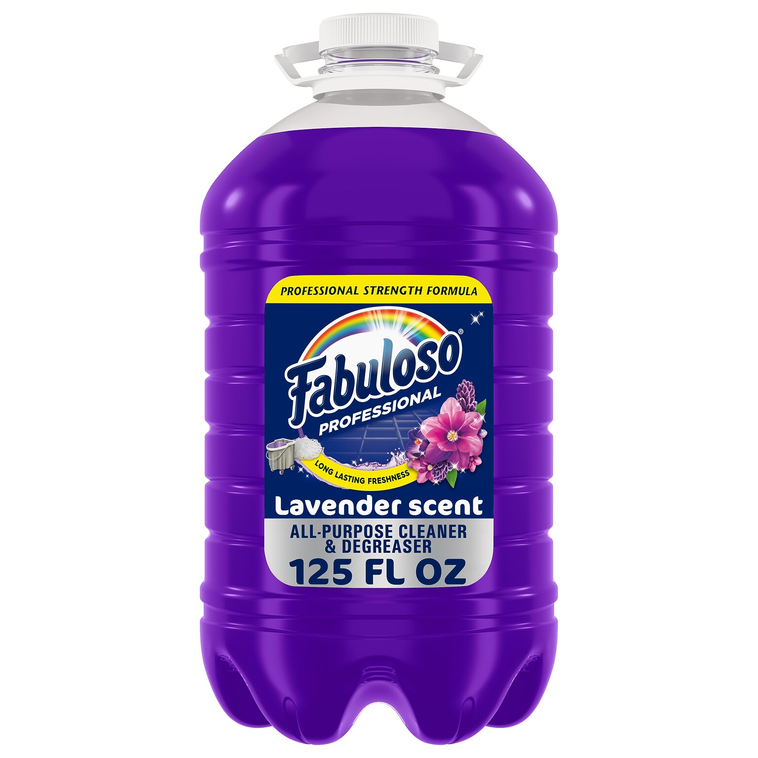 Fabuloso Professional All-Purpose Glass & Surface Cleaner Degreaser Bottle, Lavender Scent, 125 oz. (61051910)