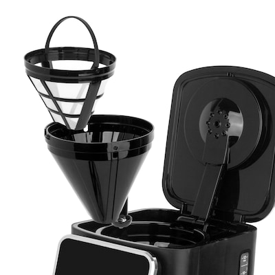 Capresso Touchscreen Coffee Maker Automatic Drip Coffee Maker, Black (496.01)