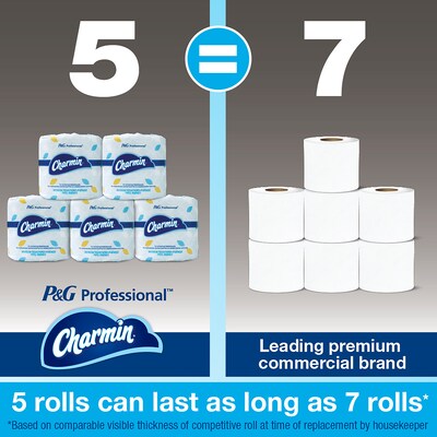 Charmin Professional Toilet Paper, 2-ply, White, 450 Sheets/Roll, 75 Rolls/Case (71693)