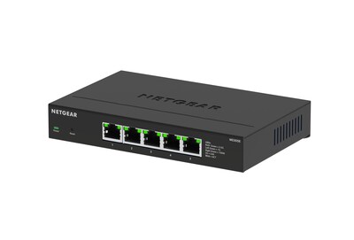 Netgear 300 Series 5-Port Multi-Gigabit Smart Switch, 2.5Gbps, Black (MS305E-100NAS)