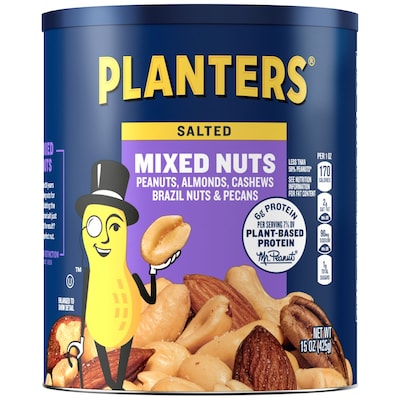 Planters Mixed Nuts, Variety, 15 Oz. (001670)