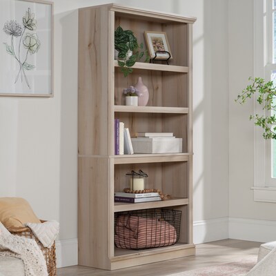 Sauder Select 70H 5-Shelf Bookcase, Pacific Maple (434822)