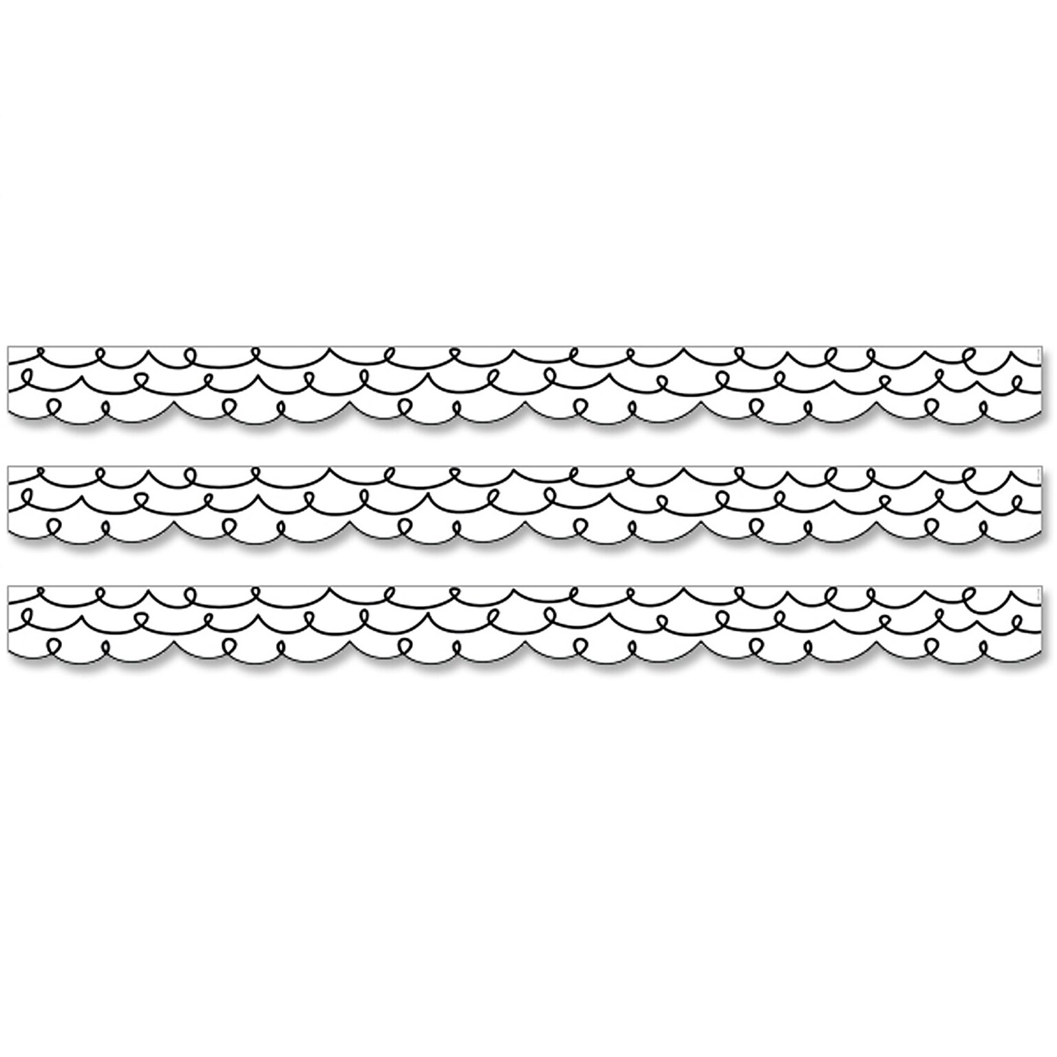 Creative Teaching Press® Scalloped Border, 2.75 x 105, Loop-de-Loop (CTP10456-3)