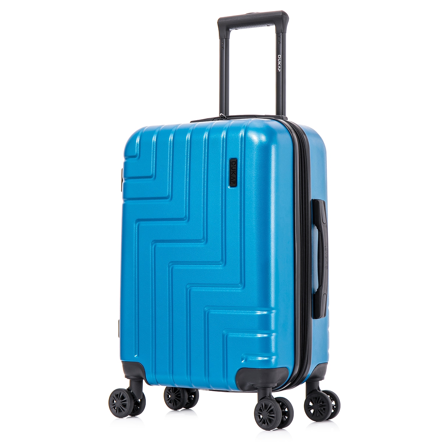 DUKAP Zahav 21.04 Hardside Carry-On Suitcase, 4-Wheeled Spinner, TSA Checkpoint Friendly, Teal (DKZAH00S-TEA)