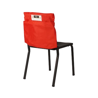 Seat Sack Seat Storage, 9.84 x 9.25 x 11.81, Red, 25/Pack (19191)