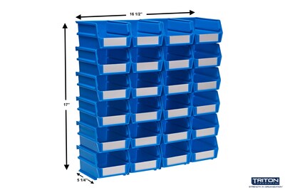 LocBin 5L x 4W Storage Bin, Blue (3-210B)