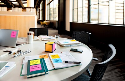 Post-it® Super Sticky Full Stick Notes, 3 x 3, Energy Boost Collection, 25 Sheets/Pad, 4 Pads/Pack