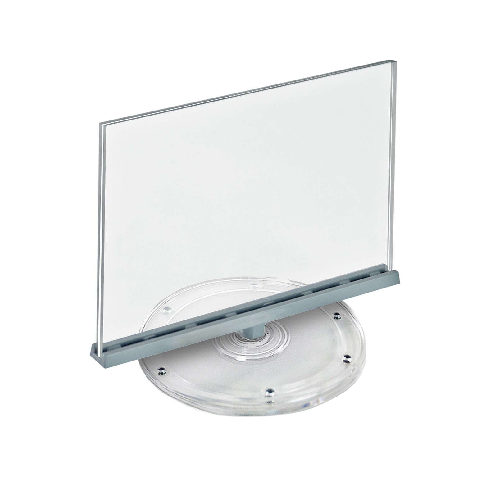 Azar Sign Holder, 11 x 8.5, Horizontal, Clear Acrylic, 2/Pack (108556)