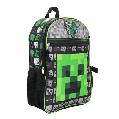 Bioworld Minecraft Kids 5-Piece Backpack Set, Large, Multicolor (B1Y7UR9MNCSB00)