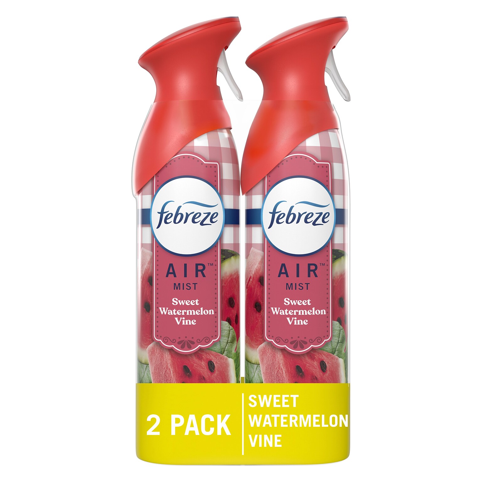 Febreze Air Mist Air Freshener Spray, Sweet Watermelon Vine Scent, 8.8 oz., 2/Pack (11577)