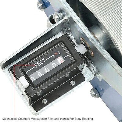 Global Industrial Heavy-Duty Wire Meter Counter, 1/16" - 1" Capacity (320794)