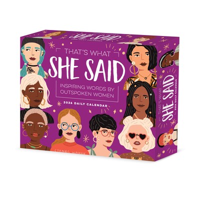 2026 Willow Creek That's What She Said 6.2" x 5.4" Day-to-Day Calendar (54437)