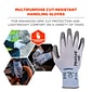 Ergodyne ProFlex 7025 PU Coated Cut-Resistant Gloves, ANSI A2, Blue, XXL, 1 Pair (10436)