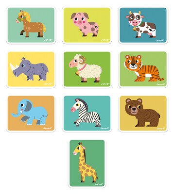 Janod Magneti'book Animals, Multicolored (JND02590)