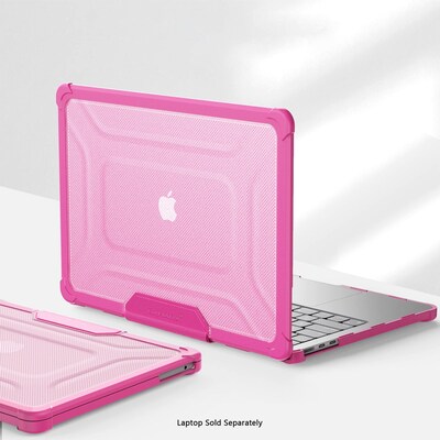 SaharaCase Heavy-Duty Raider Series 13.6" Laptop Case with Stand, Shock Absorbing, Desert Rose (LT00056)