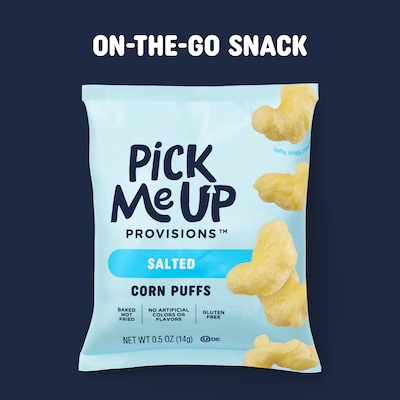 Pick Me Up Provisions™ Gluten Free Salted Corn Puffs, 0.5 oz., 36/Box (PM63576)