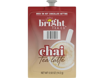 Bright Tea Chai Tea Latte, Flavia Freshpacks, 36/Carton (48142)