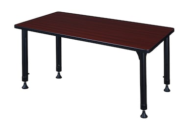 Regency Rectangular Activity Table, Height Adjustable, Mahogany (MT4230MHAPBK)