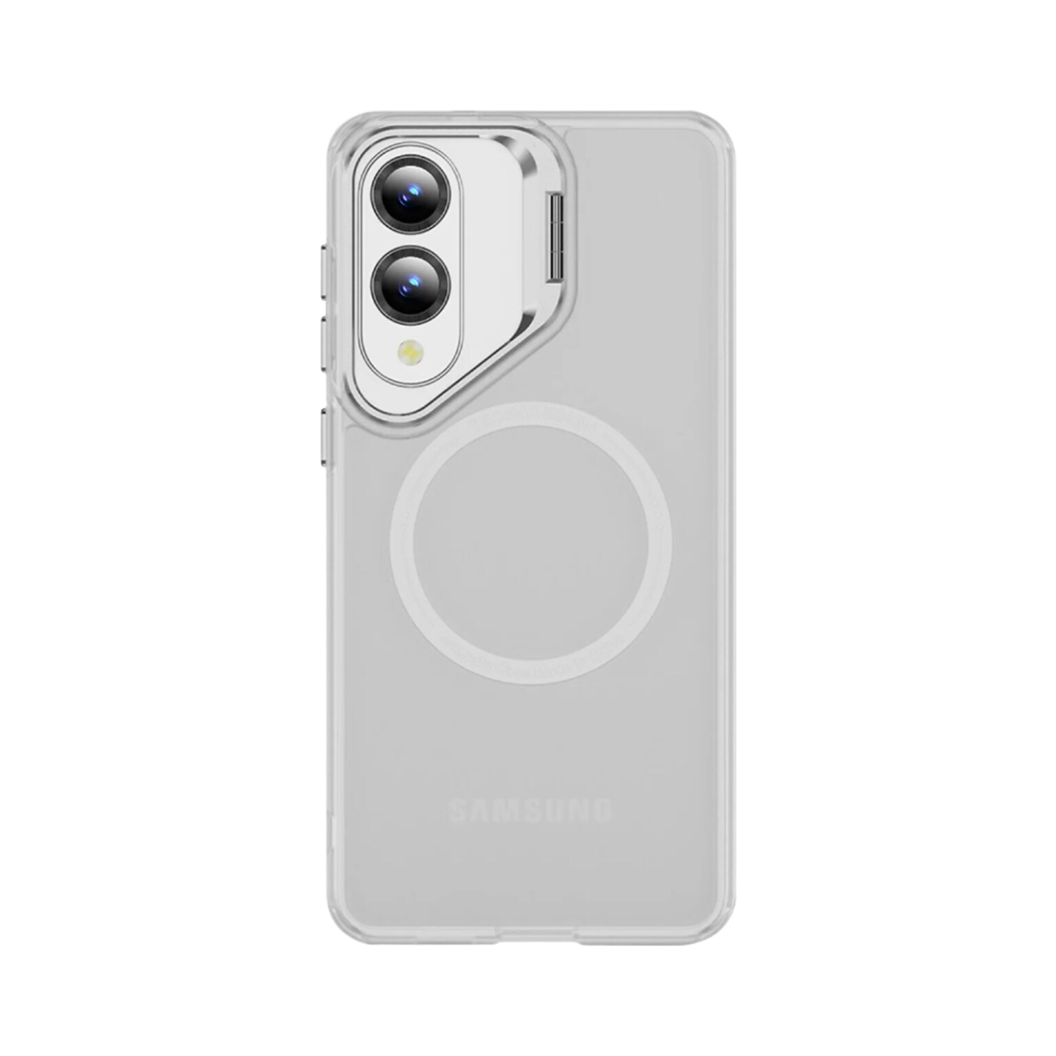 SaharaCase Venture Series Kickstand MagSafe Phone Case for Samsung Galaxy S25 Edge, Shock Absorbing, Clear (CP00827)