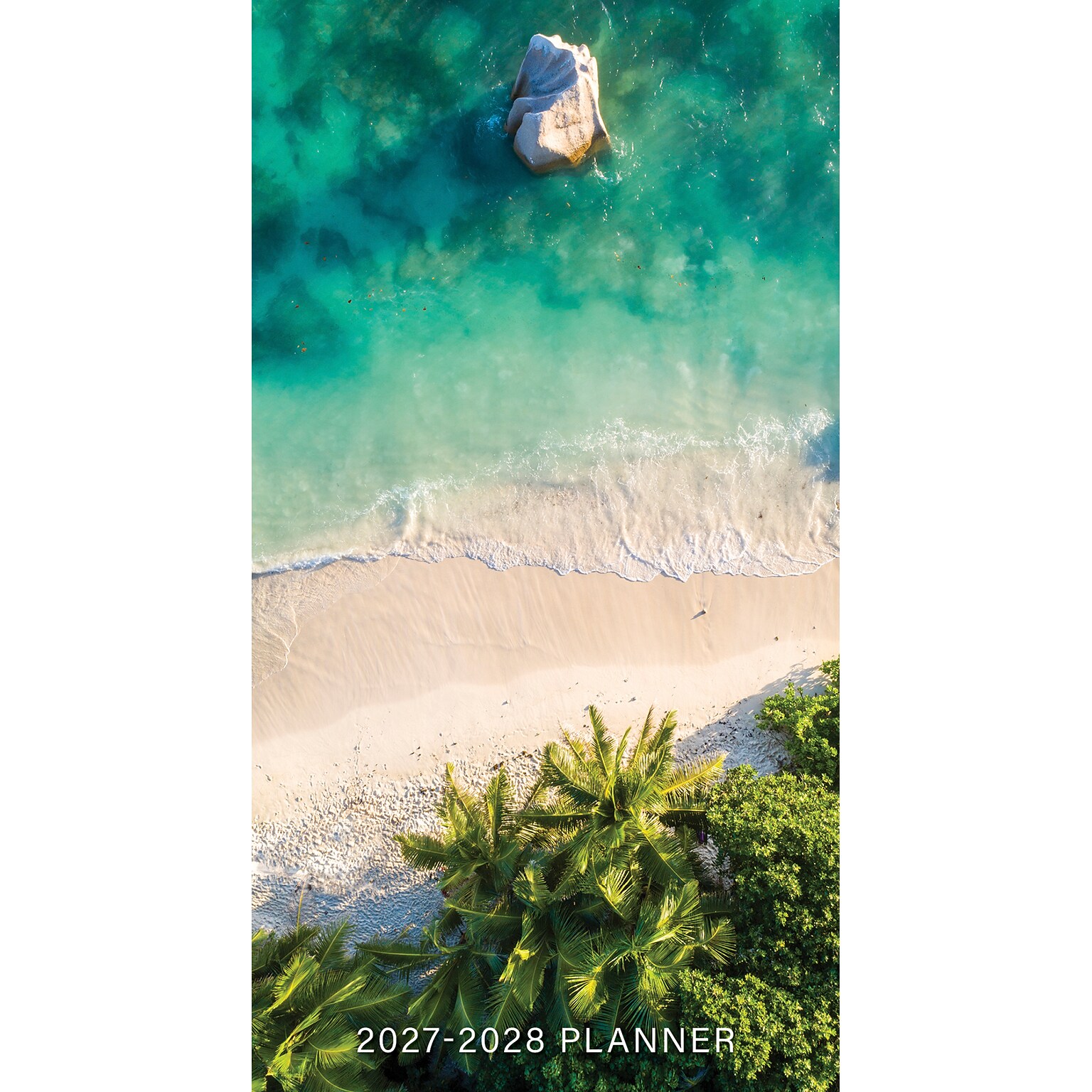 2026-2028 Willow Creek Paradise 3.5 x 6.5 Monthly Pocket/Wallet Calendar, Assorted Colors (66294)