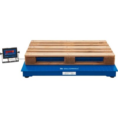 Global Industrial NTEP Pallet Scale w/ LED Indicator, 4'x4', 10,000 lb. x 2 lb. (412227)