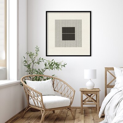 Amanti Art Paper Object No 6 by The MIUUS STUDIO Wood Framed Wall Art Print, 33 x 33 (A42675549478