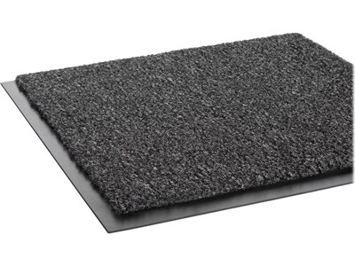 Crown Mats Rely-On Olefin Commercial Wiper Entrance Floor Mat, 3 x 5, Charcoal (GS 0035CH)
