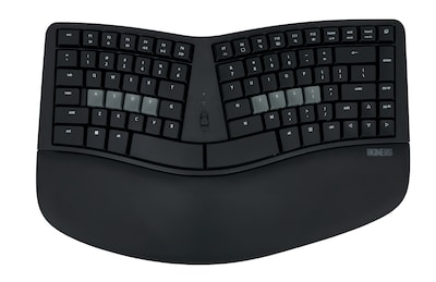 Kinesis mWave Mechanical Wireless Keyboard, Tactile Switch, Black (KB150P-TAC)
