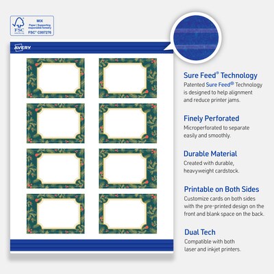 Avery  3" Blank Price & Merchandise Tags, White, 80/Carton (S00-FF4-PRMWT10)