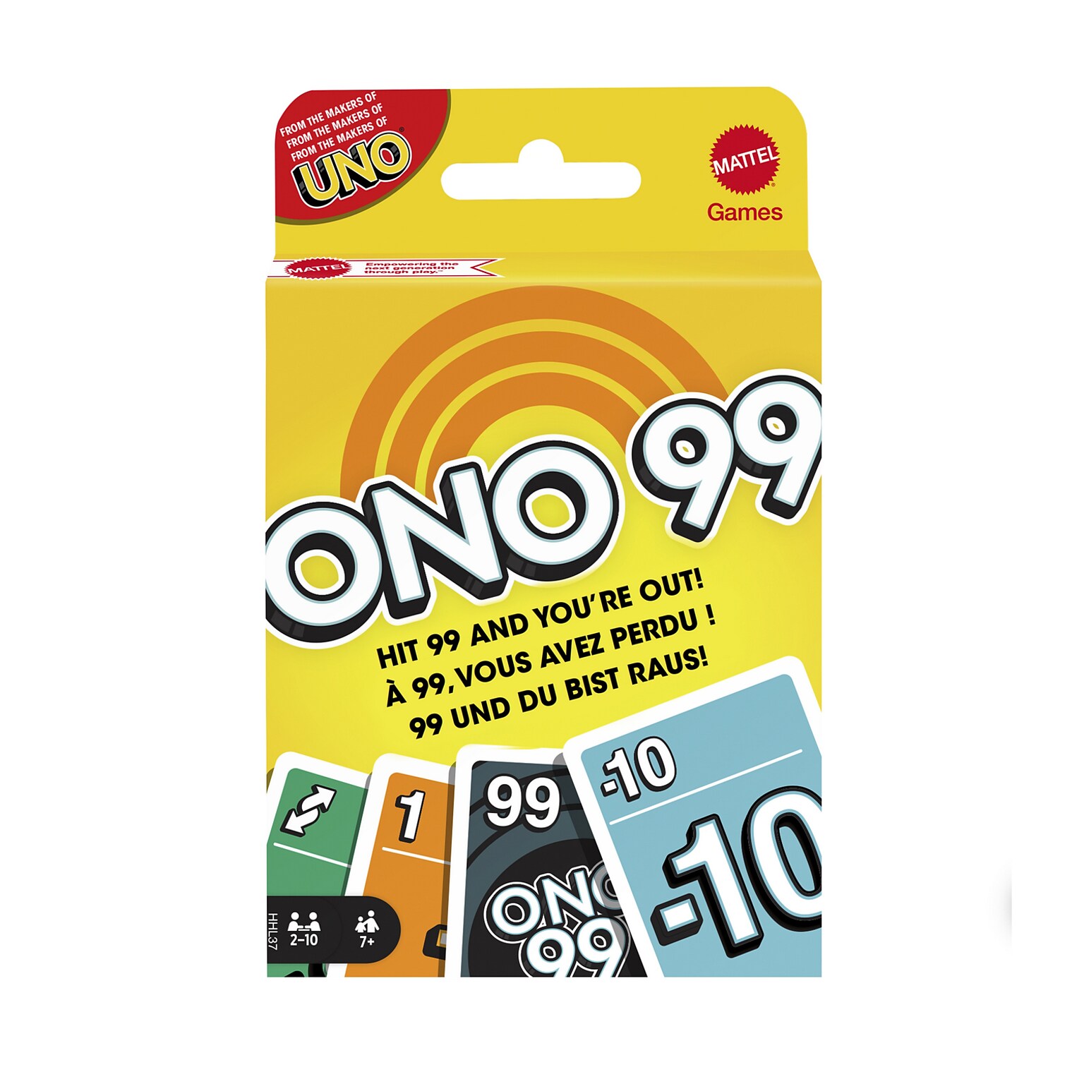 Mattel Ono 99 Card Game, 12/Pack (HHL37)
