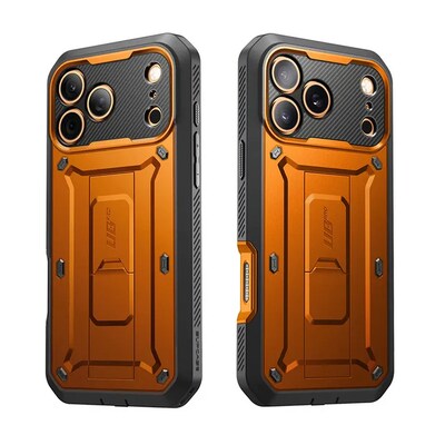 SUPCASE Unicorn Beetle Pro Case for iPhone 17 Pro, Shock Absorbing, Coral (SUP-iPhone2025Pro-UBPro-SP-Coral)
