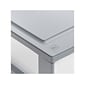 Iris Storage Drawer, Gray/Translucent White, 4/Pack (500161)