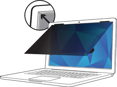 3M Privacy Filter for 15.6 Widescreen Laptop with COMPLY Attachment System, 16:9 Aspect Ratio (PF15