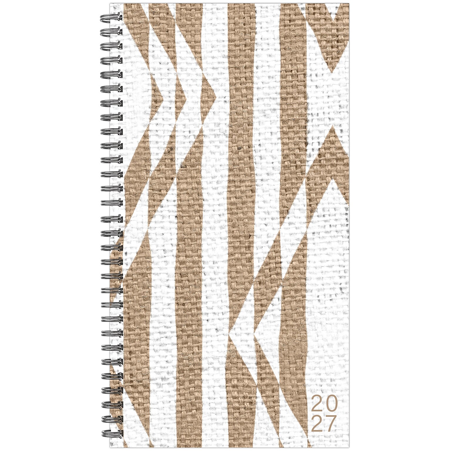 2027 Willow Creek Earthy Diamonds 3.5 x 6.5 Calendar Year Weekly & Monthly Standard Planner, Assorted Colors (66713)