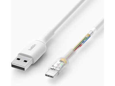 Belkin BoostCharge USB-C to USB-A Charging Cable, 3.3 ft., White, 2/Pack (CAB001bt1MWH2PK)