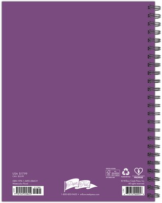 2026 Willow Creek Watercolor Floral 6.5 x 8.5 Weekly & Monthly Planner, Paperboard Cover (58459)