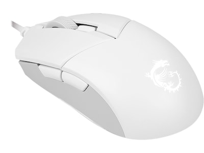 MSI Vigor GK30 Gaming Keyboard and Clutch GM11 Optical Mouse Combo, White (VIGORGK30CW)