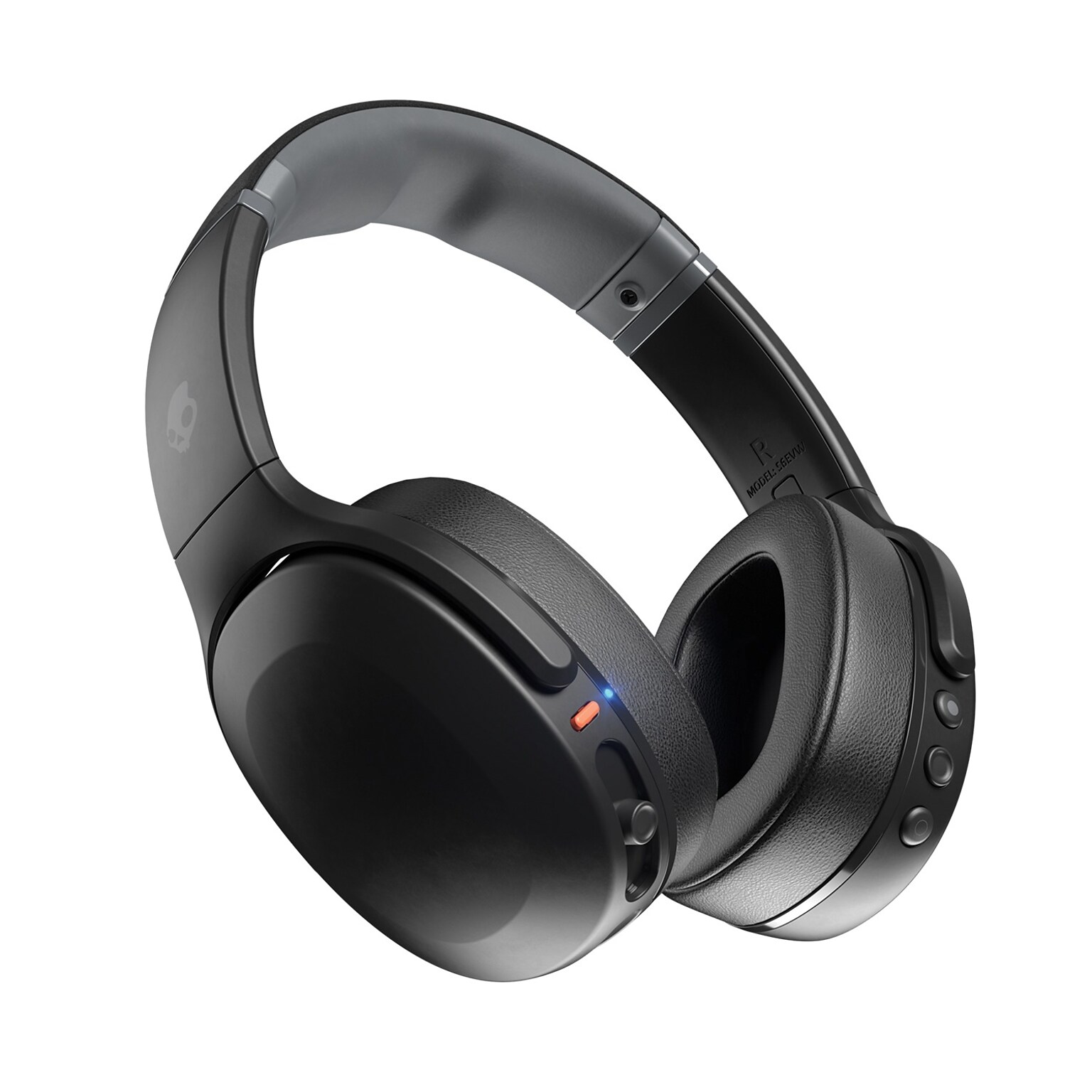 Skullcandy Crusher Evo Sensory Bass Wireless Over-Ear Headphones with Microphone, Bluetooth, True Black (S6EVW-N740)