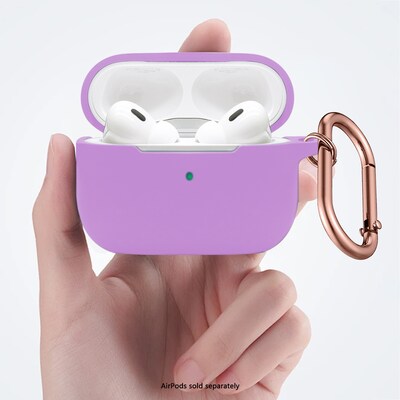 SaharaCase Venture Series Silicone Case Kit for AirPods Pro 3, Anti-Shock Material, Purple Orchid (HP00211)