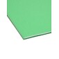 Smead File Folder, 1/3-Cut Tab, Letter Size, Green, 100/Box (12143)