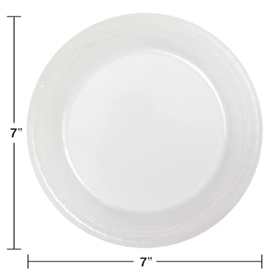 Touch of Color 7 Plastic Plates, Clear, 240 Plates/Carton (28114111)