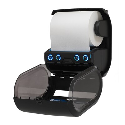 enMotion® Flex Mini Automated Touchless Roll Paper Towel Dispenser by GP PRO, Black, 11.750”Wx7.830”Dx13.280”H (59798)