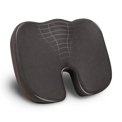 Mind Reader Memory Foam Seat Cushion, Gray (SEATMESH-GRY)