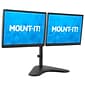 Mount-It! Dual Adjustable Monitor Arm, Up To 32", Black (MI-2781)