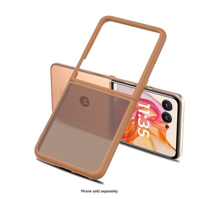 SaharaCase Venture Series Phone Case for Motorola Razr Ultra, Shock Absorbing, Sand Orange (CP00852)