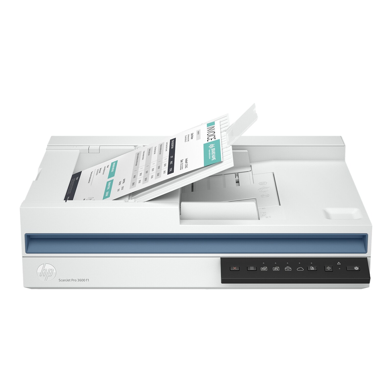 HP ScanJet Pro 3600 f1 Duplex Flatbed Document Scanner, White (20G06A#BGJ)
