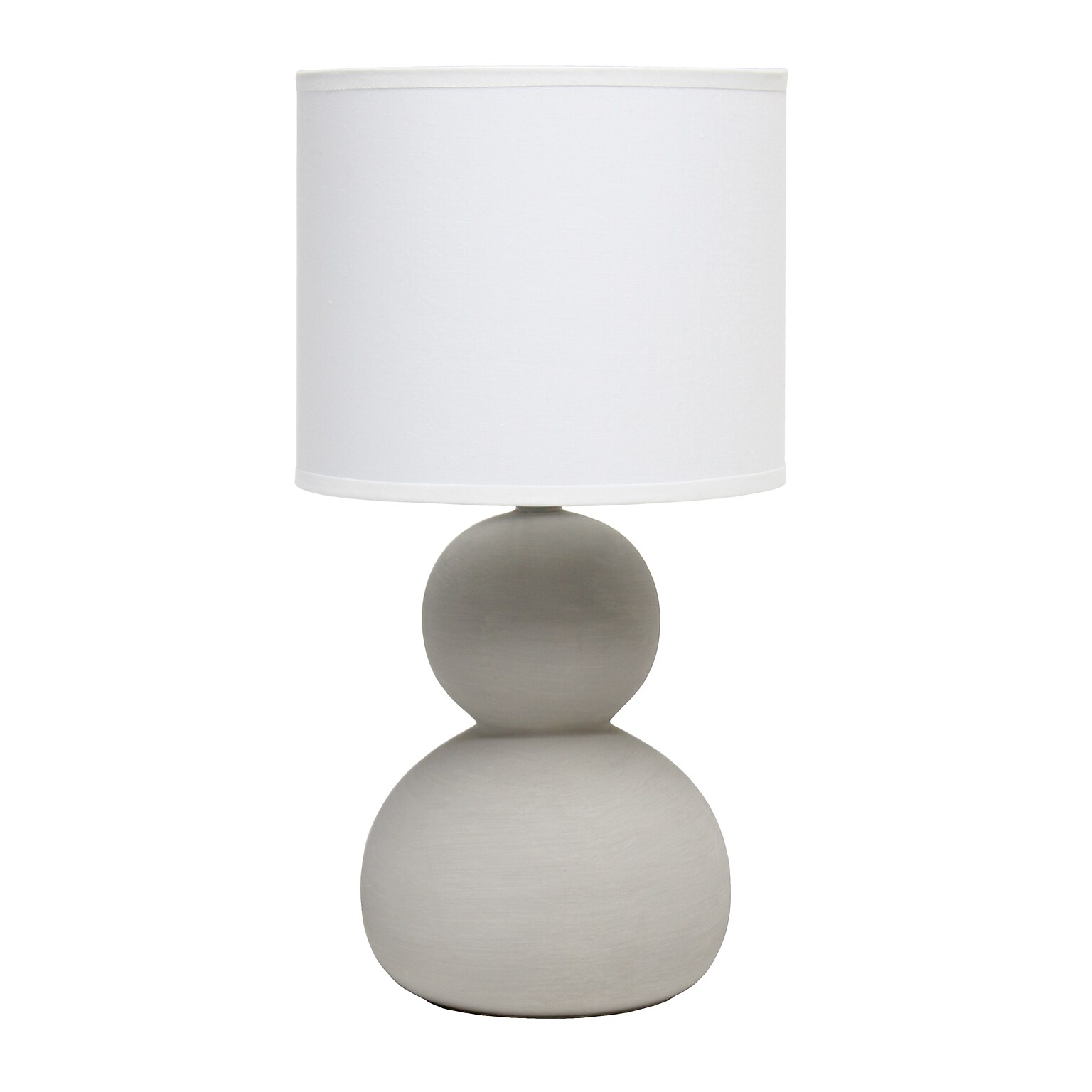 Simple Designs Stone Age Table Lamp, Taupe (LT1116-TAU)